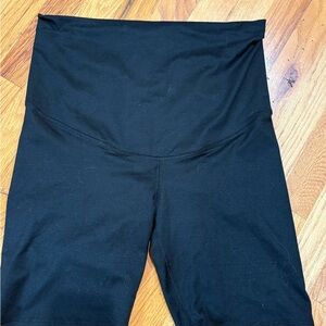 Maurices Black Maternity Workout Shorts Medium